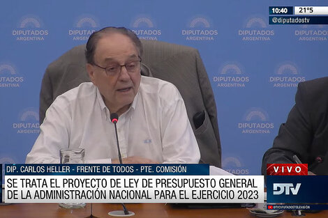 Diputados trabaja en el dictamen del Presupuesto 2023