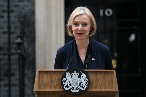 Gran Bretaña: renunció Liz "la breve" Truss 