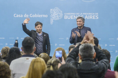 Kicillof y Máximo Kirchner, en línea