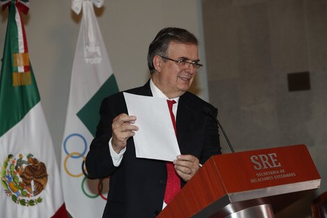 El ministro mexicano Marcelo Ebrard