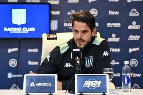 Gago había suspendido la conferencia de prensa post River y volvió a hablar este viernes (Fuente: Prensa Racing)