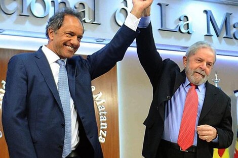 Daniel Scioli aseguró que el triunfo de Lula da Silva se traduce en un "gran envión para la integración" de ambos países