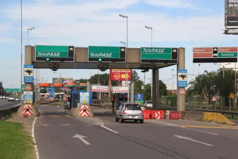 Un peaje de la Autopista del Sol