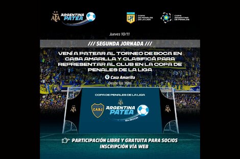 El primer Torneo de penales de Argentina se realizará en Boca