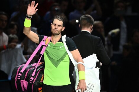 Rafael Nadal se despidió del Masters 1000 de París-Bercy en segunda ronda