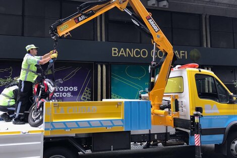 Limitan el acarreo de las grúas en la Ciudad de Buenos Aires. Imagen: Prensa CABA. 