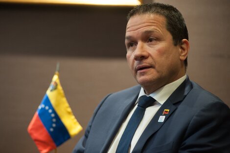 Faría, canciller venezolano, de visita en Argentina.