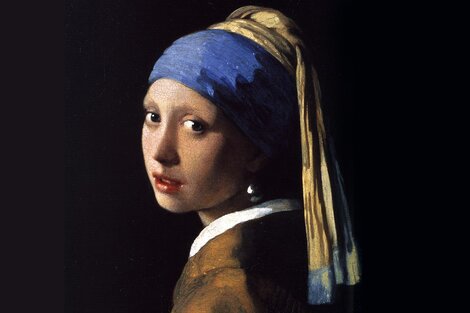 “La joven de la perla”, una pintura del maestro holandés Johannes Vermeer.