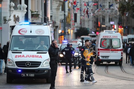 Explosión en Estambul: al menos 6 muertos y 53 heridos. Imagen: EFE.   