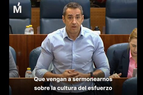 Un diputado español desarmó un slogan clásico de la derecha