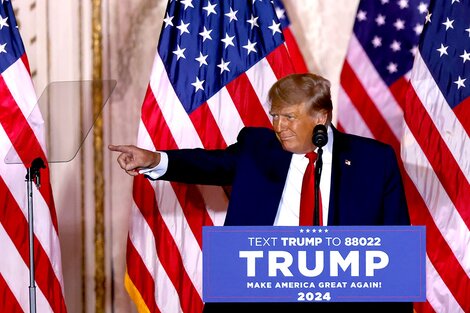 Estados Unidos: Donald Trump anunció que será candidato a presidente en  2024 | El expresidente dijo que "el regreso de Estados Unidos empieza ahora  mismo". | Página12