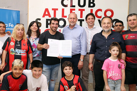 La semana pasada firmaron un convenio con el club Sportivo Figherense. 