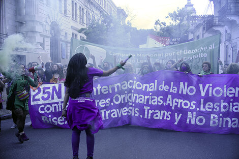 Las consignas de este año son justicia feminista y políticas integrales.  (Fuente: Andres Macera)