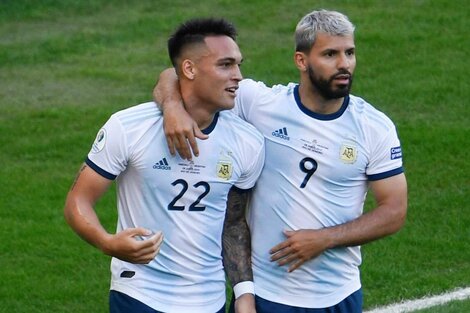 El "Kun" Agüero opinó que el partido contra Arabia Saudita "no era para Lautaro Martínez"