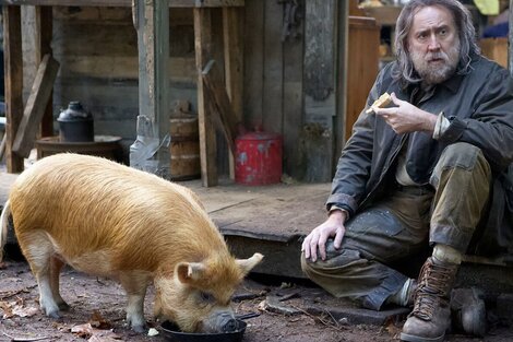 "Pig", con Nicolas Cage: hombre atrapado por su pasado