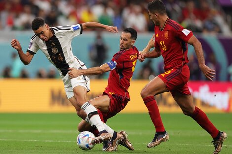 España jugó mejor que Alemania, más allá de no haber ganado (Fuente: AFP)