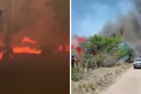 Fuego descontrolado: preocupación en Traslasierra por las plantaciones de soja