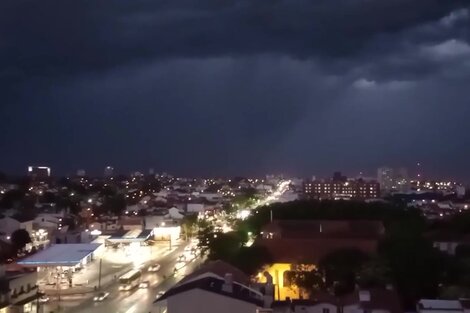 Inundaciones en Mar del Plata tras la tormenta