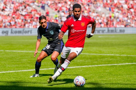 Debutó Nahuel Molina y Atlético Madrid venció a Manchester United 