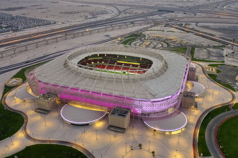 Estadio Ahmad Bin Ali Stadium, en Rayán. (Fuente: AFP) (Fuente: AFP) (Fuente: AFP)