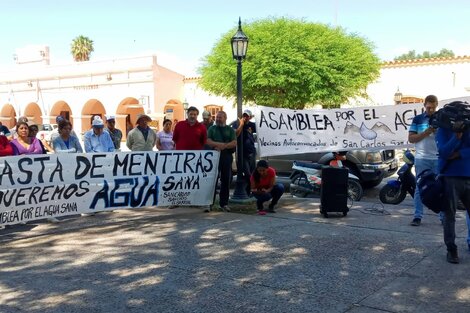 El gobierno de Salta prometió otra vez hacer la obra de agua para San Carlos