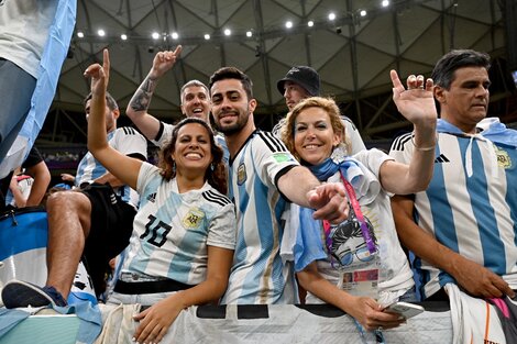 Los hinchas se fueron cerca de las dos de la madrugada del estadio (Fuente: AFP)