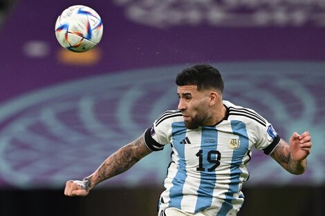 Otamendi está disputando su tercer Mundial (Fuente: AFP)