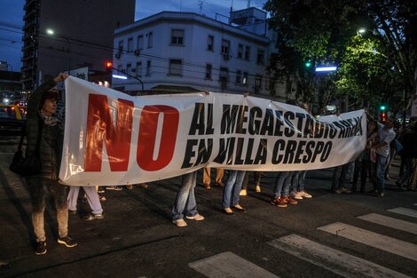 Megaestadio Movistar Arena: protesta vecinal a las 19.30