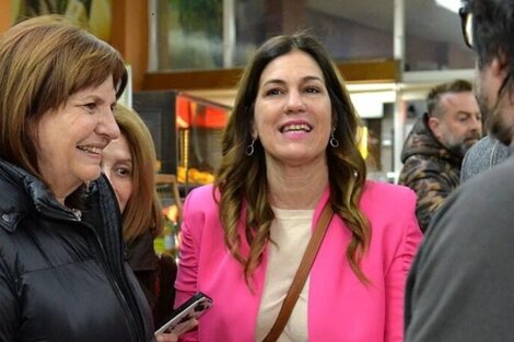 La diputada bonaerense Florencia Retamoso junto a Patricia Bullrich.