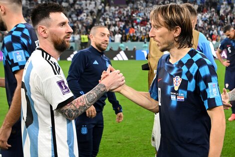 Luka Modric reconoció que la selección argentina "fue justa ganadora" pero se quejó del arbitraje