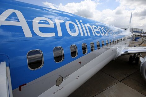 Aerolíneas Argentinas ofrece vuelos a Qatar para que los hinchas vayan a alentar a la Selección en la final de la Copa del Mundo. (Télam)