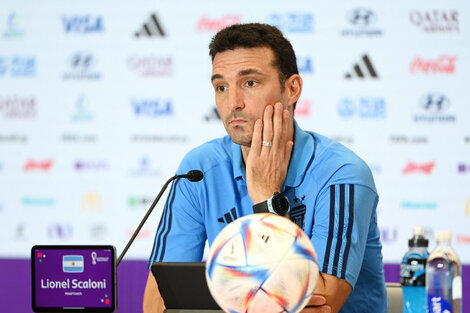 Lionel Scaloni, se mostró firme con sus convicciones futbolísticas.