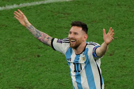 Lionel Messi, capitán y figura de la Selección campeona del Mundo.