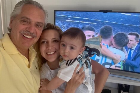 Alberto Fernández celebró la Copa de Argentina. Imagen: Twitter.