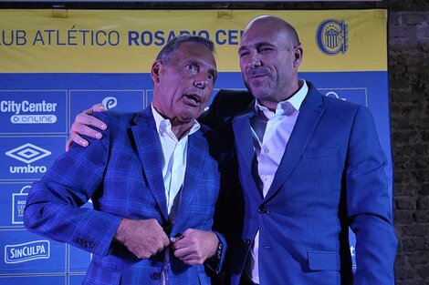 Miguel Ángel Russo y Belloso nueva etapa institucional y deportiva en Central. (Fuente: Sebastián Granata)