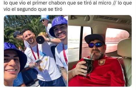 Los mejores memes del recorrido y la caravana de la Selección en micro y en helicóptero