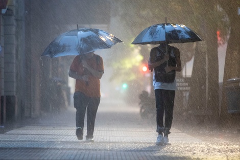 Alerta por tormentas en Buenos Aires. Imagen: NA.