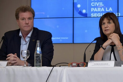 Gerardo Milman junto a la titular del PRO, Patricia Bullrich.