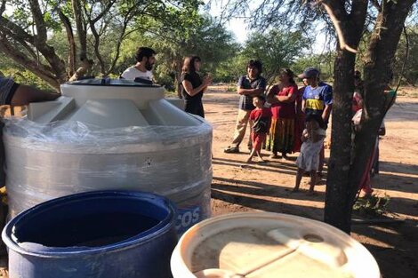 Parásitos en el agua de una escuela de Rivadavia