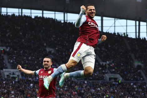 Premier League: Aston Villa ganó con gol de Buendía y "Dibu" Martínez en el banco