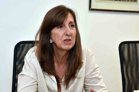 Patricia Chialvo, titula de Niñez de la provincia que intervino ayer.