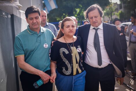 Los padres de Fernando Báez Sosa presenciaron la nueva audiencia.