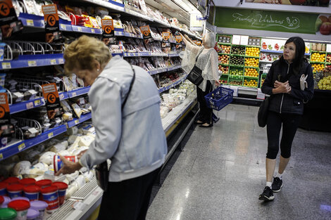 Los alimentos se desaceleraron en diciembre.  (Fuente: Carolina Camps)