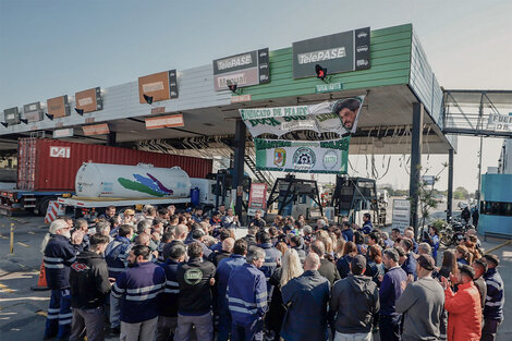 Los trabajadores de los peajes bonaerenses están en conflicto desde julio pasado.