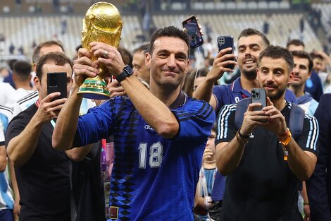 Lionel Scaloni y la Copa del Mundo, una postal eterna (Fuente: NA)