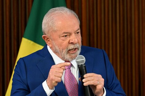 Lula da SIlva habló de "barbarie" los graves altercados vividos hoy en la capital brasileña. (Foto: AFP)