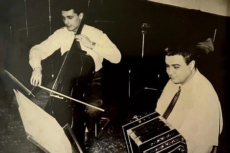 Quique Lannoo con Eduardo Rovira. 