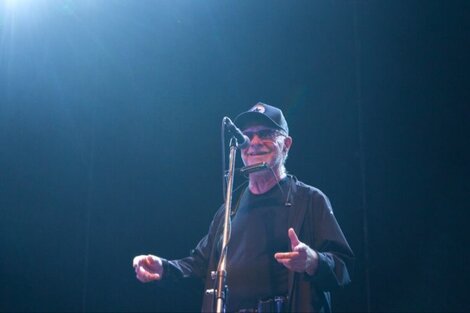 León Gieco fue homenajeado en Cañada Rosquín.