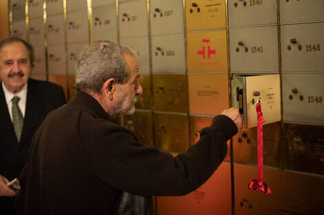 El "legado" de Ernesto Sabato tiene su lugar en el Instituto Cervantes de España | En la ceremonia estuvieron presentes Mario Sabato y Ricardo Alfonsín | Página12