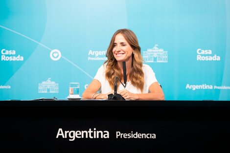 Victoria Tolosa Paz hizo el anuncio en conferencia de prensa.